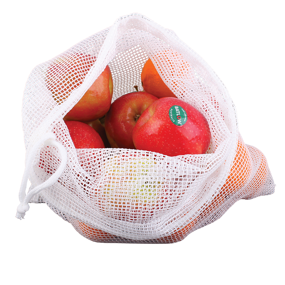 Appetito Woven Net Produce Bags Set 3