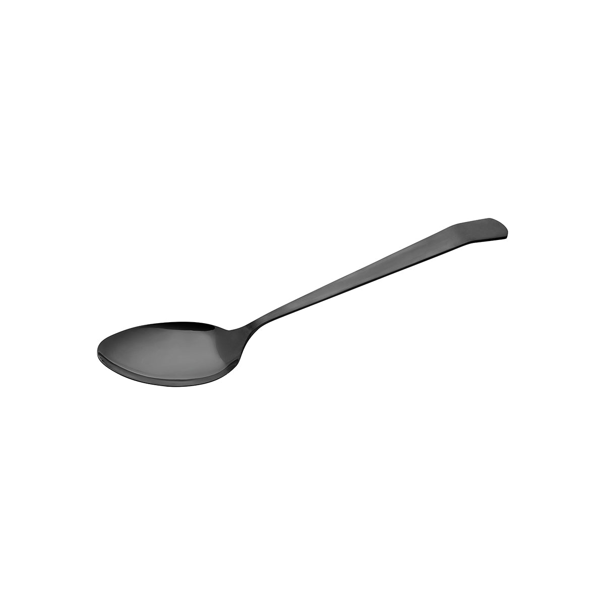 Moda Brooklyn Black Serving Spoon - Solid (310mm - Black PVD Coated)
