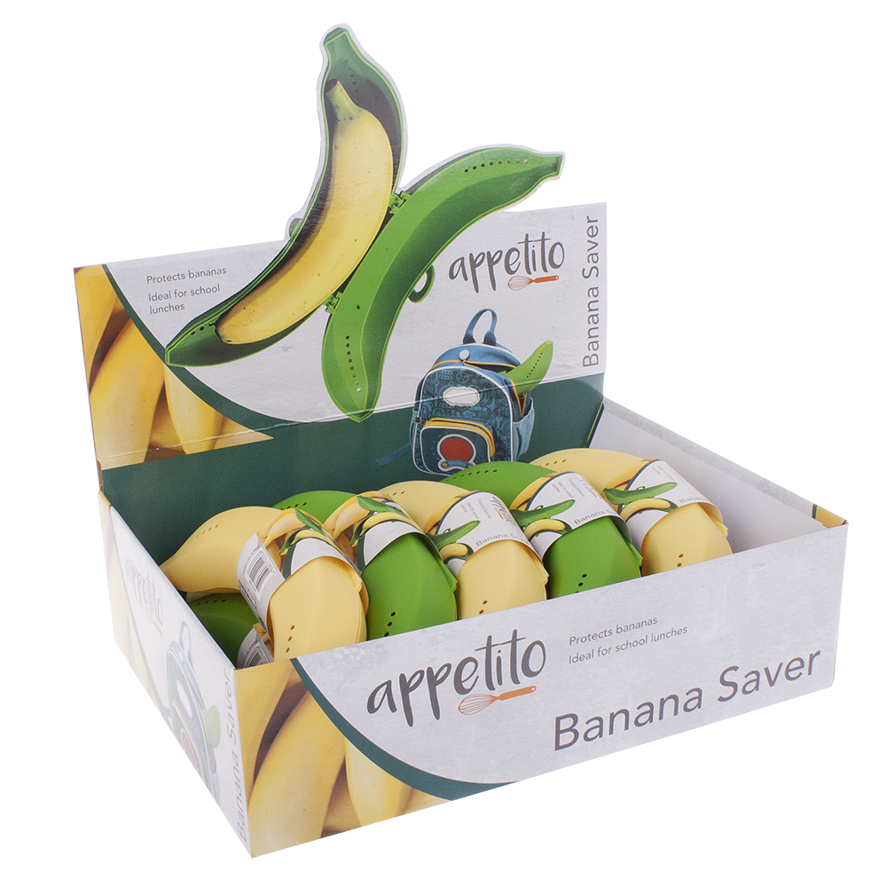 Appetito Banana Saver - Yellow/Green