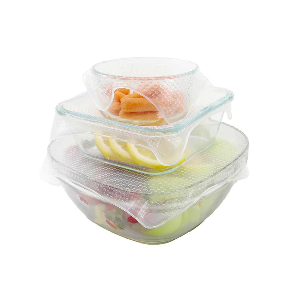 Grand Fusion Silicone Food Wraps – 4 Pack