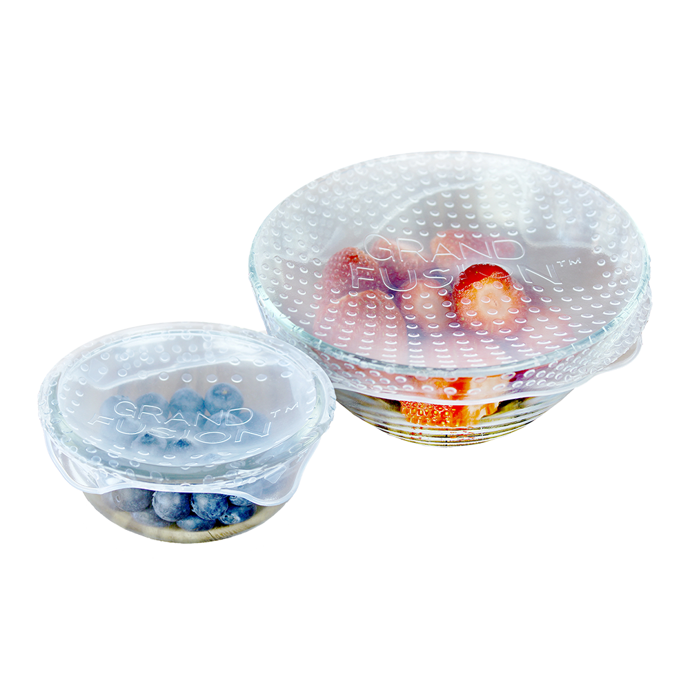 Grand Fusion Silicone Food Wraps – 4 Pack