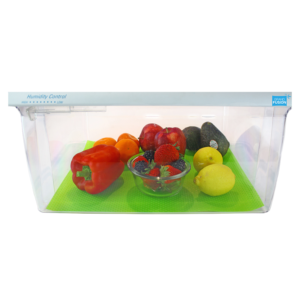 Grand Fusion “Fruit Fresh” Crisper Drawer Liners – Set of 2 Green