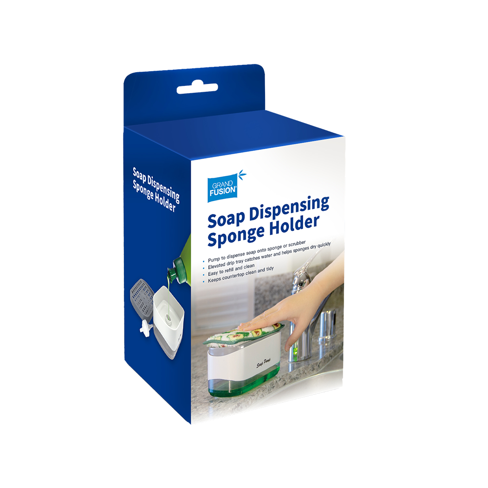 Grand Fusion Soap Dispensing Sponge Holder