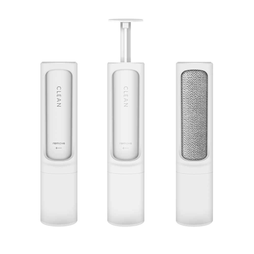 Grand Fusion Twist-N-Clean Lint Brush – White