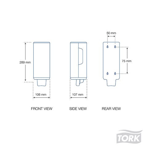 Tork S4 Foam Soap Dispenser S/steel - 3068011