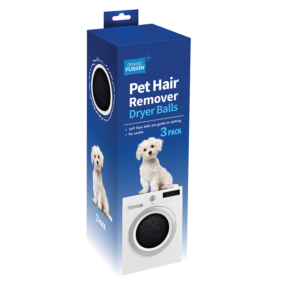 Grand Fusion Pet Hair Remover Dryer Balls – 3 Pack