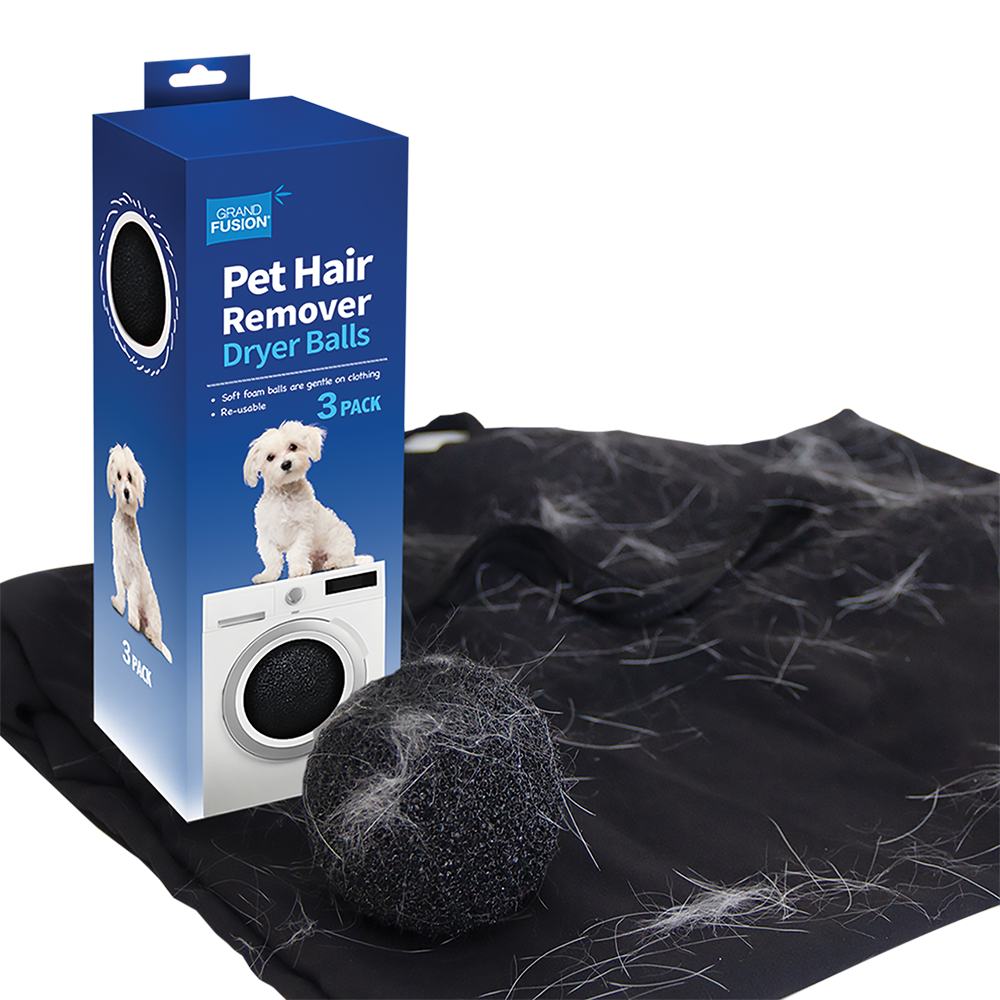 Grand Fusion Pet Hair Remover Dryer Balls – 3 Pack
