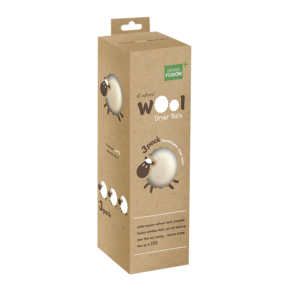 Grand Fusion Wool Dryer Balls – 3 Pack