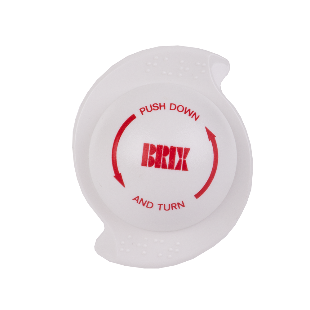 Brix "Multigrip" Safety Cap Bottle Opener  - White