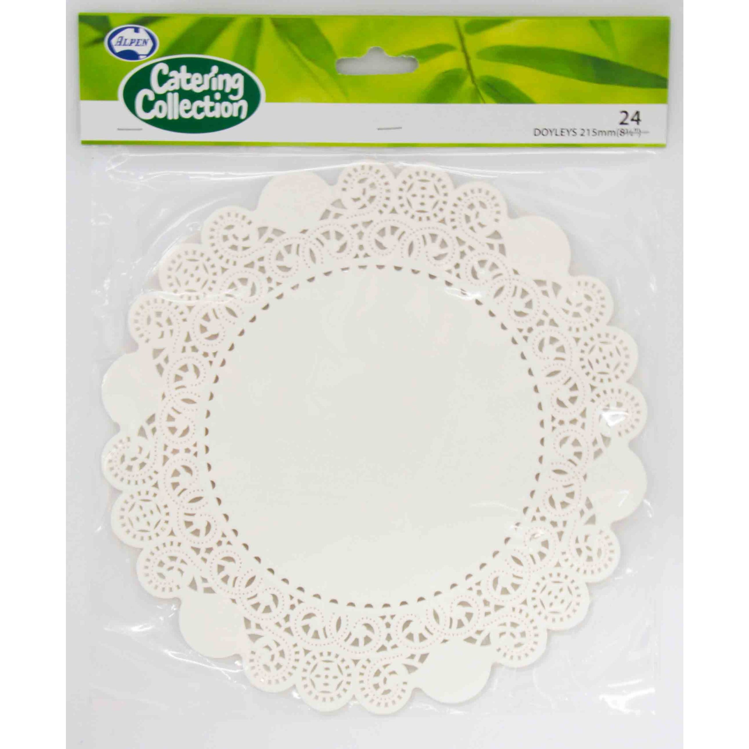 Catering Collection White 215mm Round Doyley (24 Pack)