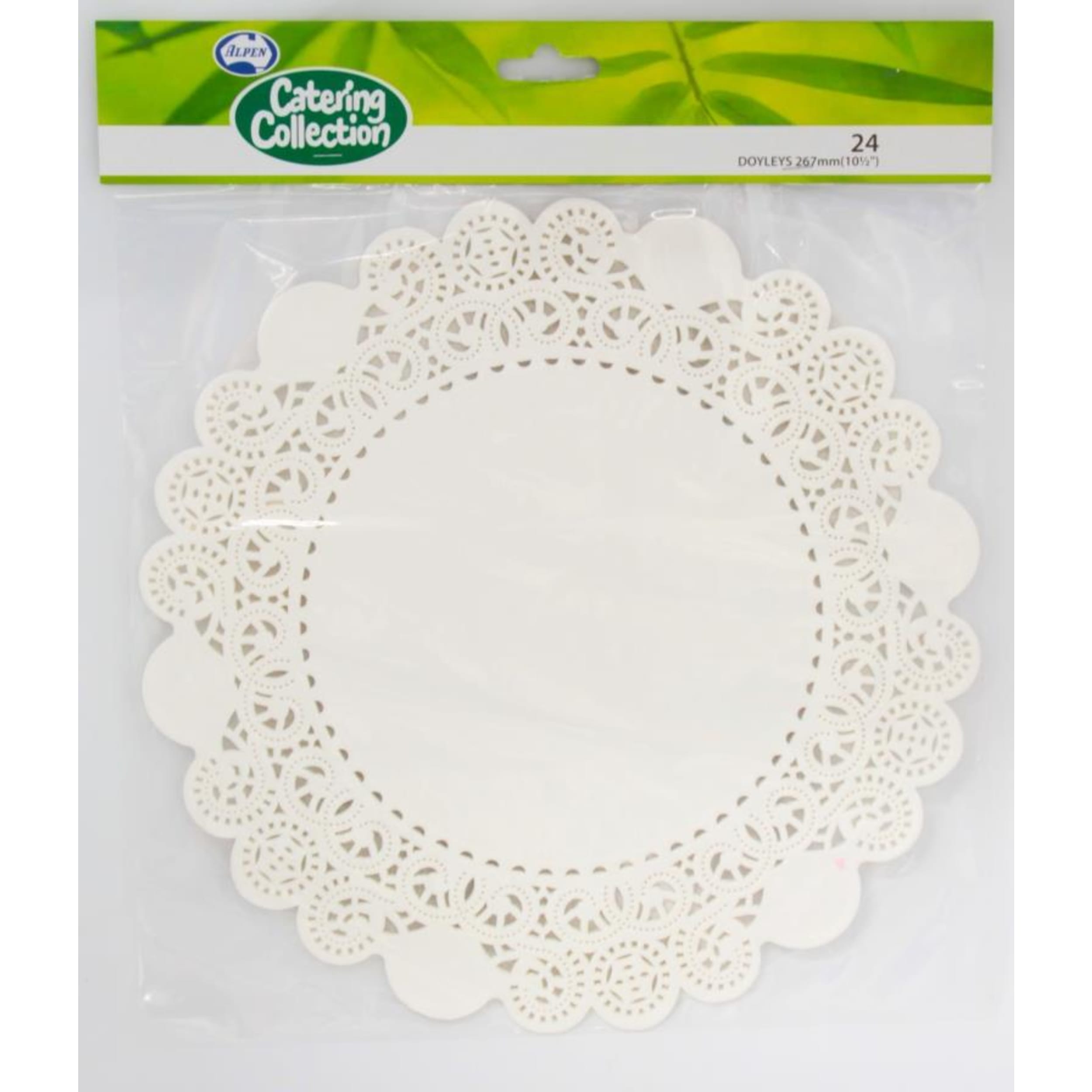 Catering Collection White 267mm Round Doyley (24 Pack)