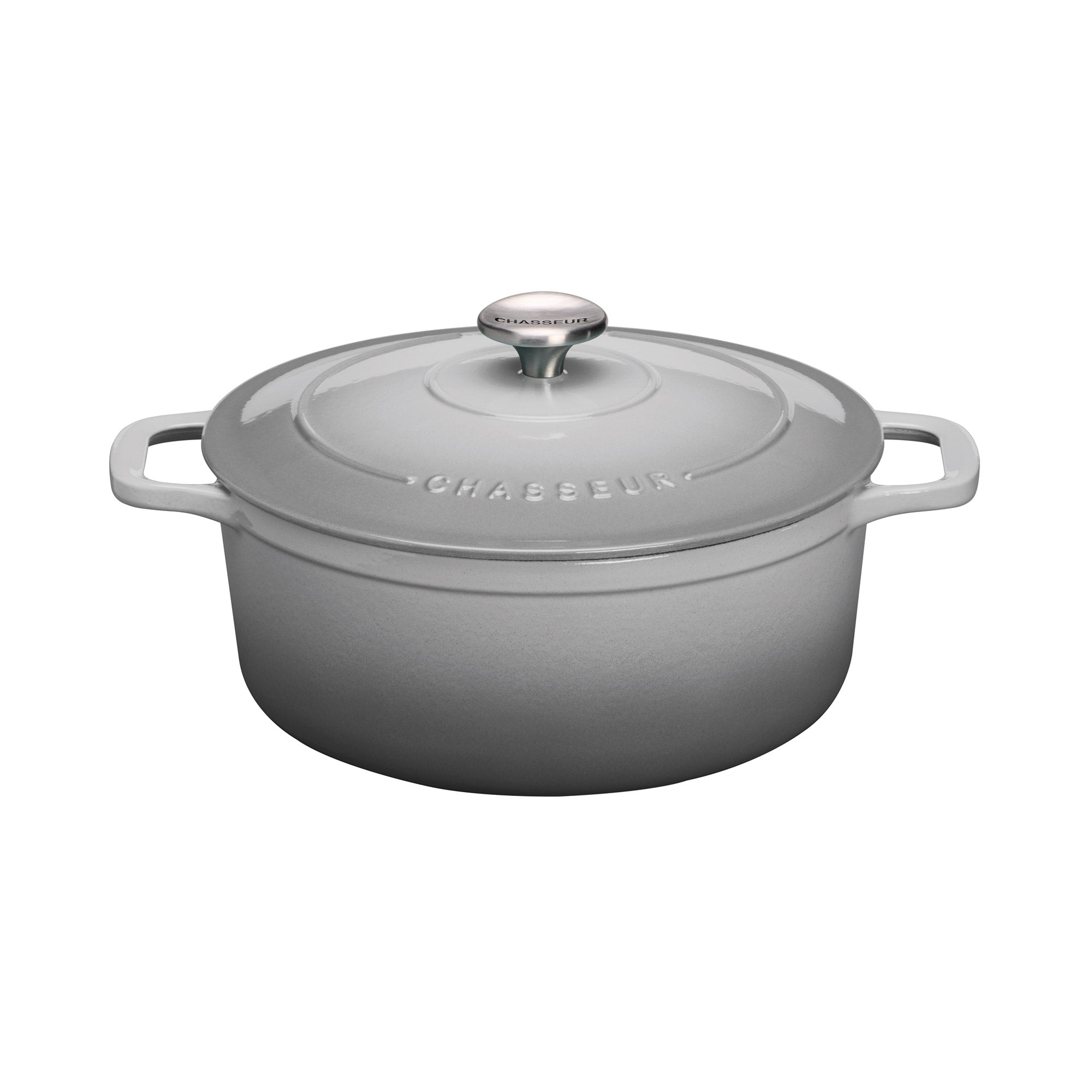 Chasseur Round French Oven - Celestial Grey