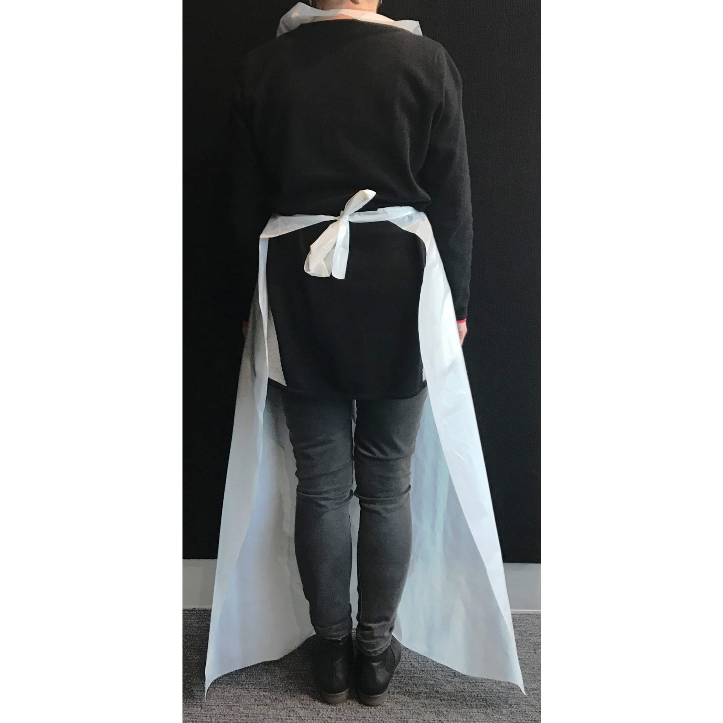 Catering Collection Apron Plastic White 90x150 Medium (50 Pack)