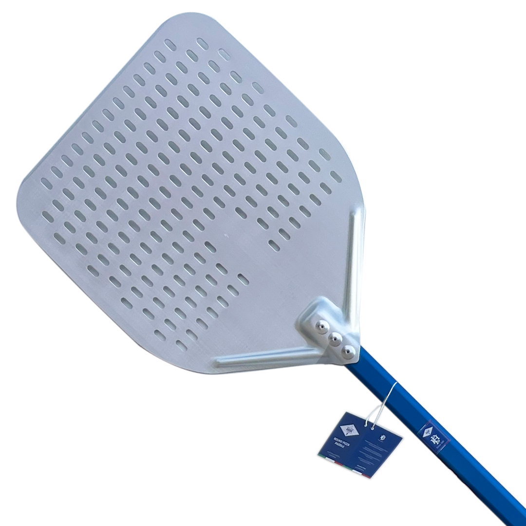 KH Amore Pizza Paddle Square Perforated 33 x 33cm - 150cm Handle
