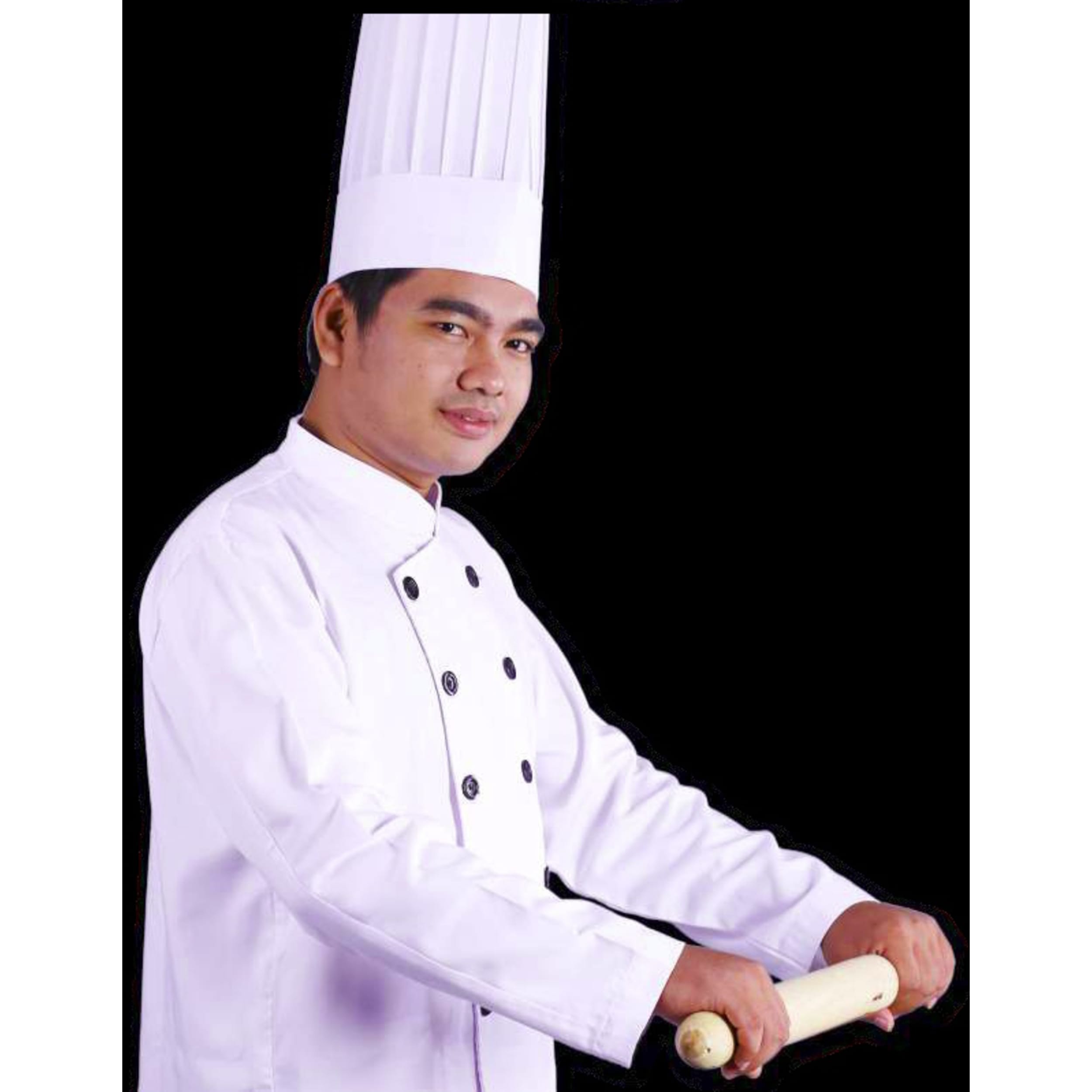 Catering Collection Chef Hat 25cm Viscose Vertical Pleat White (10 Pack)