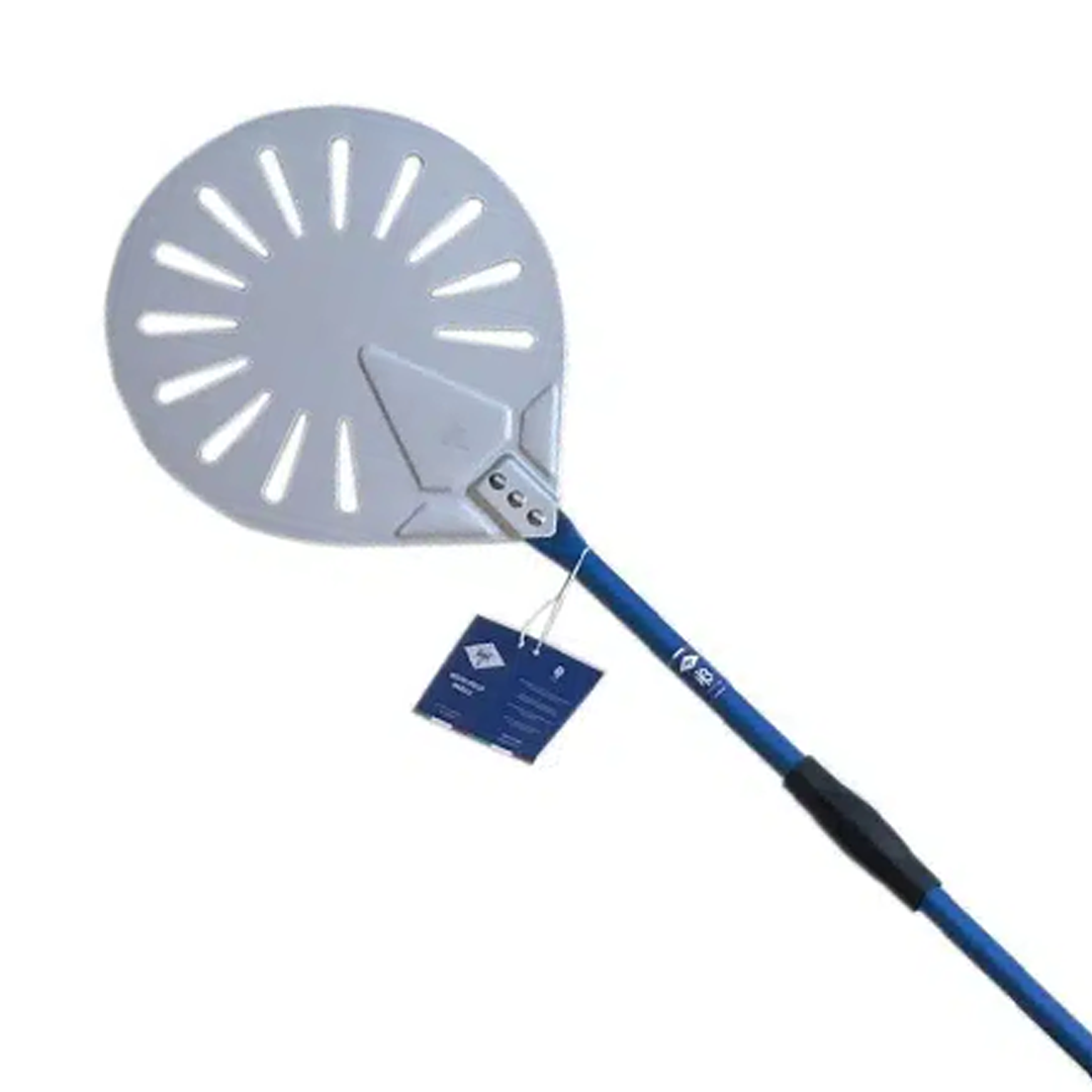 KH Amore Pizza Paddle Round Perforated 20cm - 150cm Handle