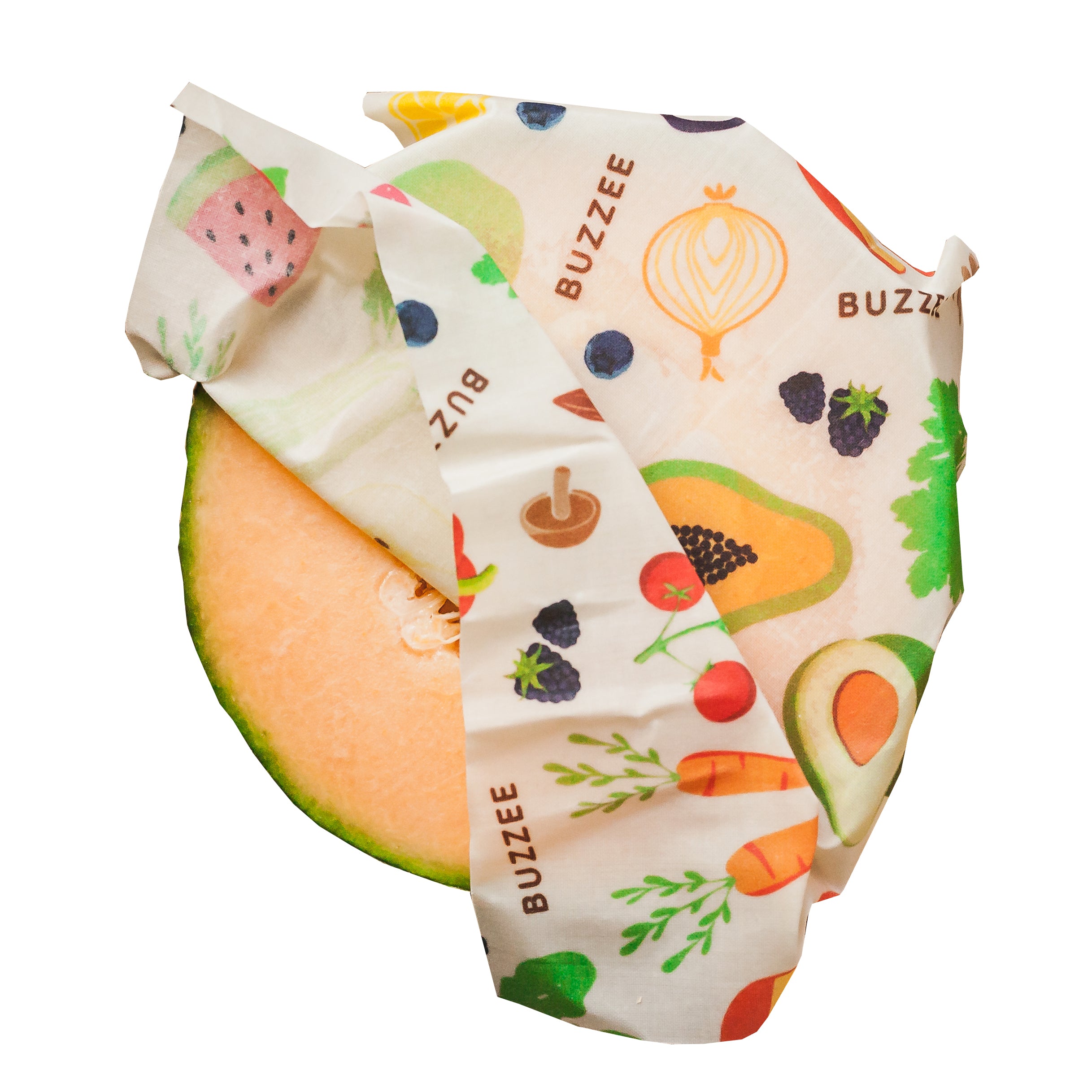 Buzzee Organic Beeswax Wraps Pack 4 - Harvest