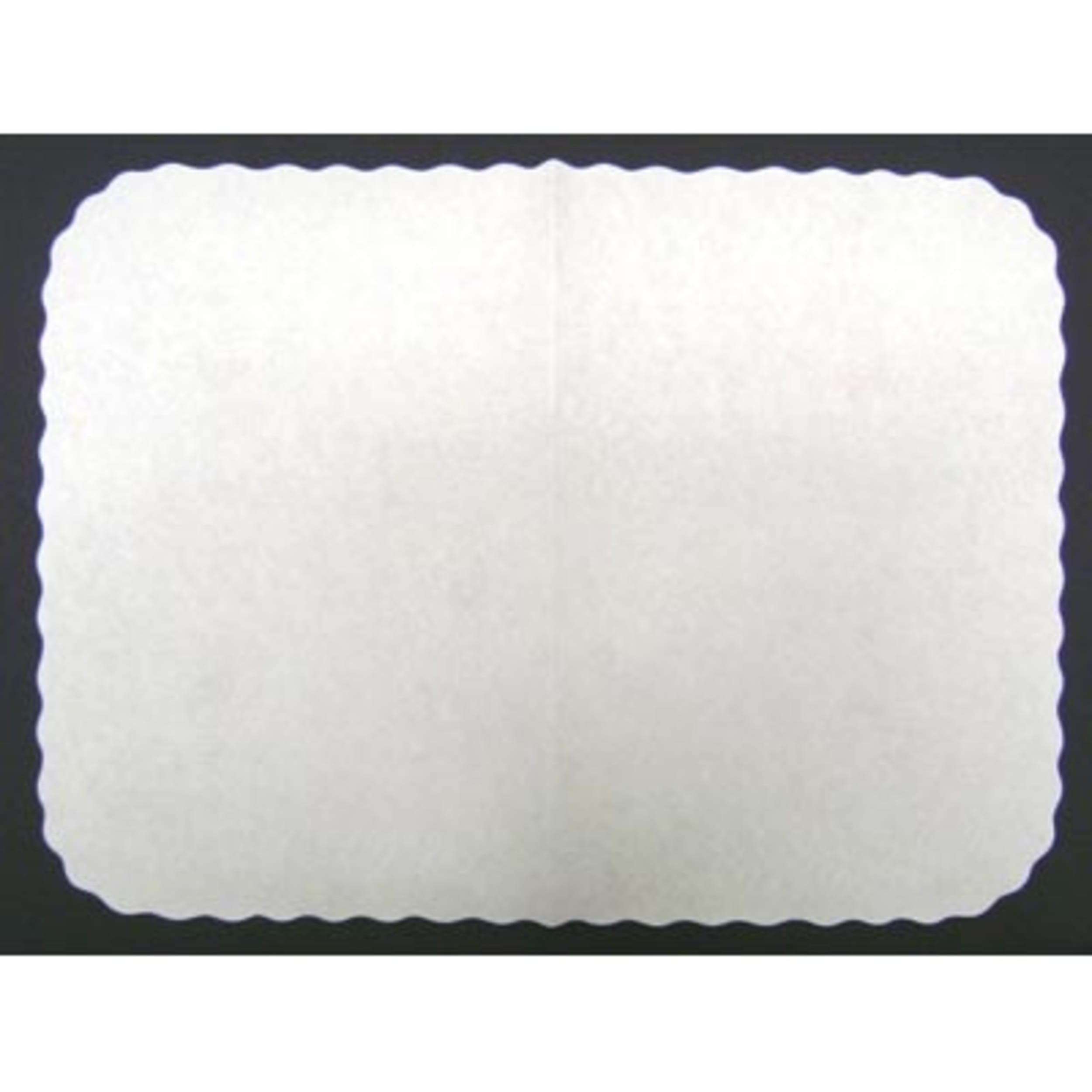 Catering Collection Traycovers White Scalloped 482x355mm (250 Pack)
