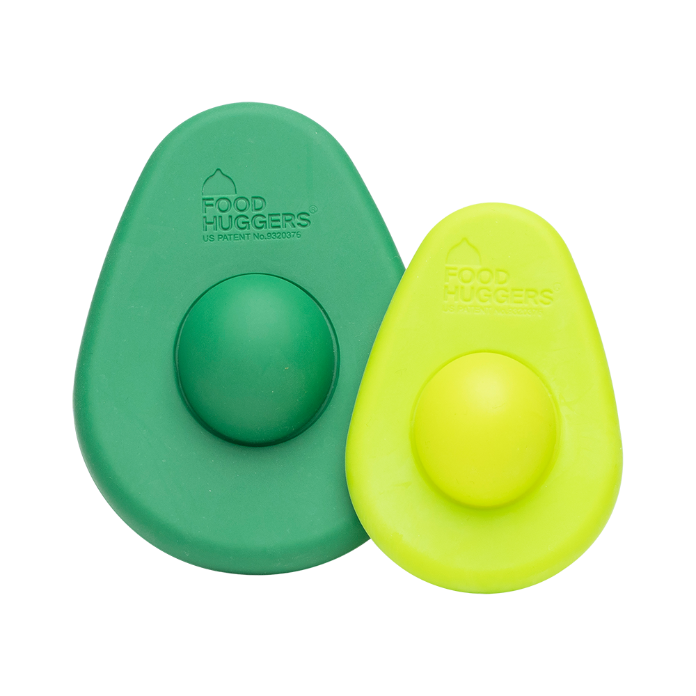 Food Huggers Avocado Hugger Set of 2 Fresh Green