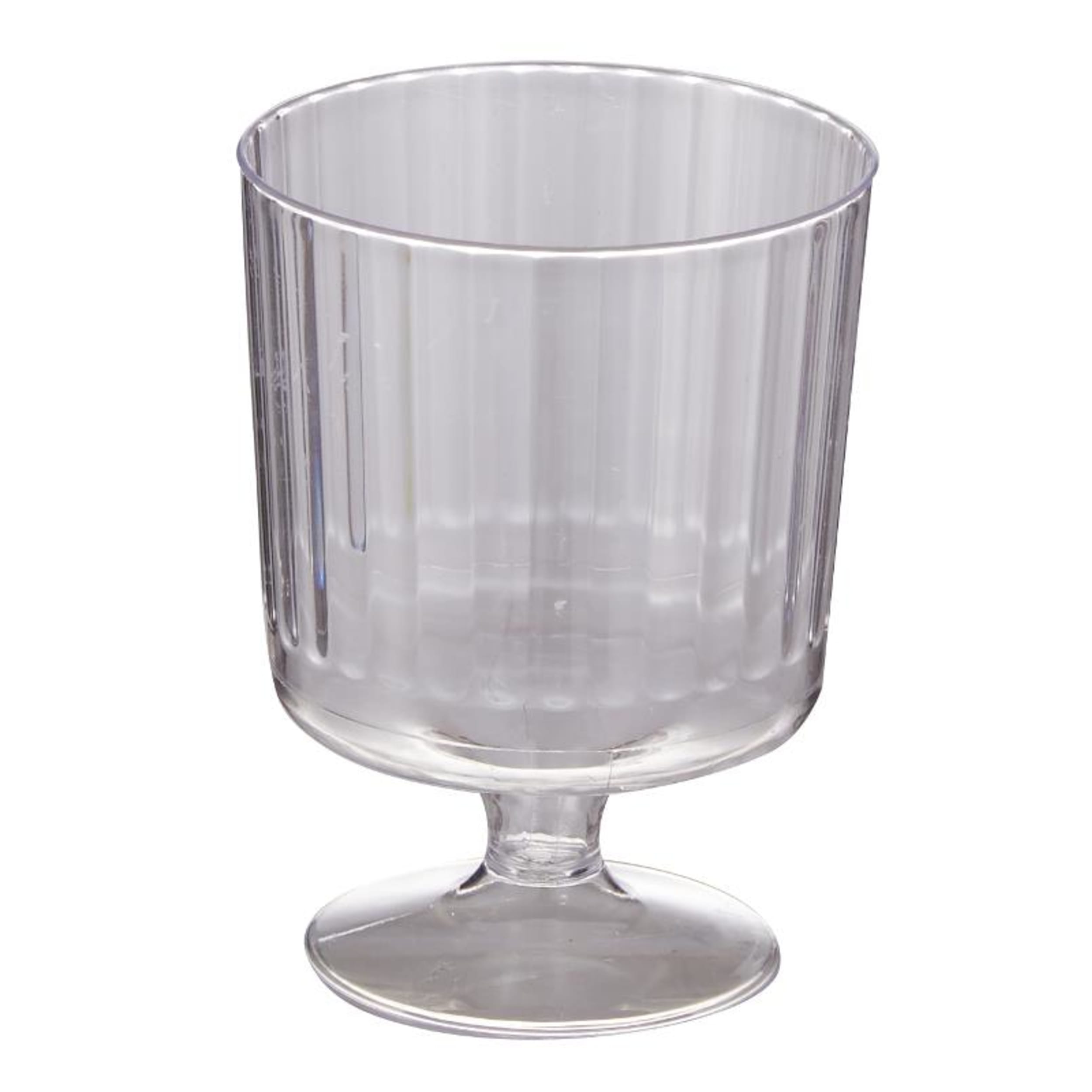 Occasions Clear Plastic Wine Goblet 145ml (15 Pack)