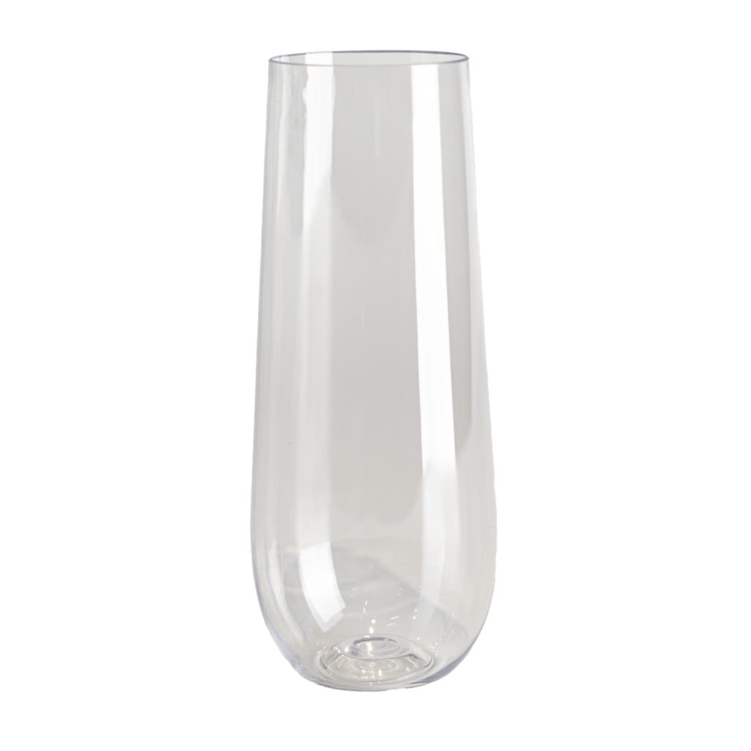 Occasions Clear Plastic Stemless Champagne Glass 250ml (6 Pack)