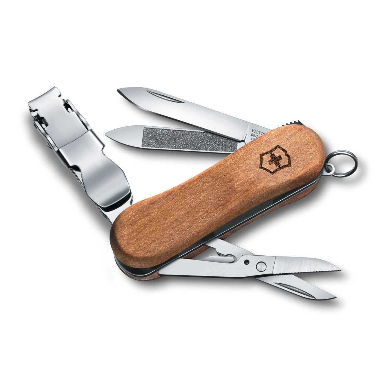 Victorinox Nail Clip 580 Swiss Army Knife - Wood