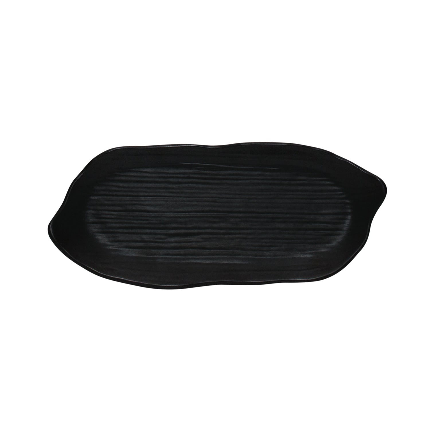 COUCOU Irregular Platter 280x120mm - Matte Black