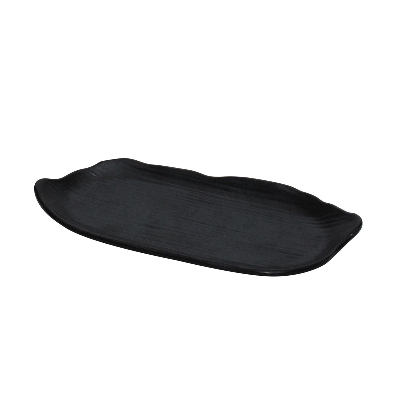 COUCOU Irregular Platter 280x120mm - Matte Black