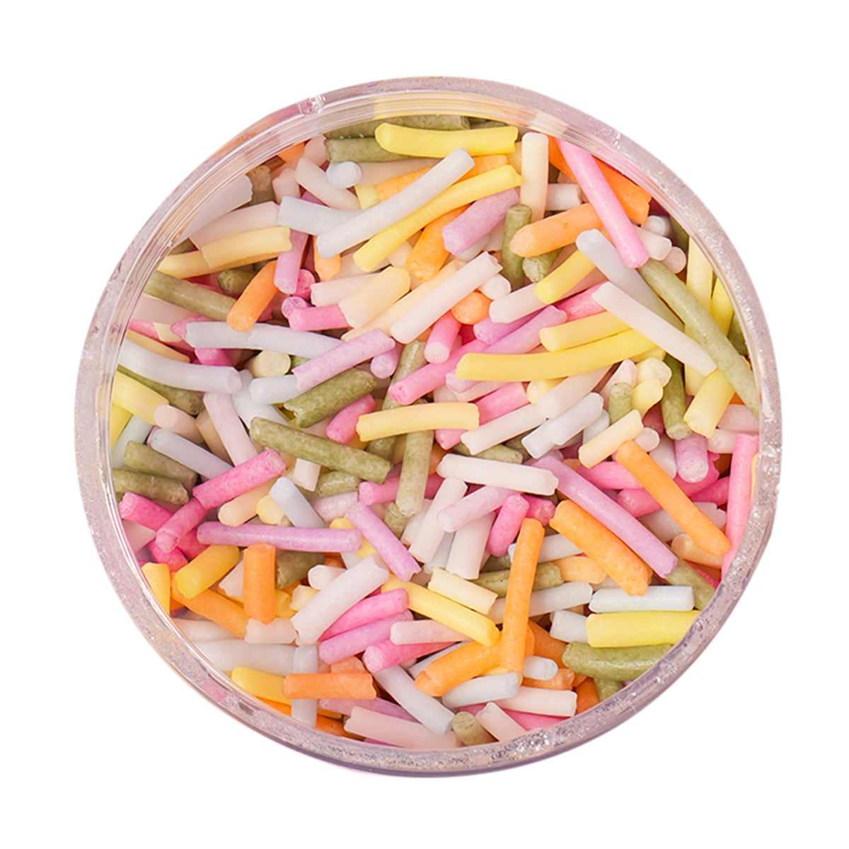 Sprinks Sugar Free Natural Coloured Jimmies Pastel Rainbow 60g