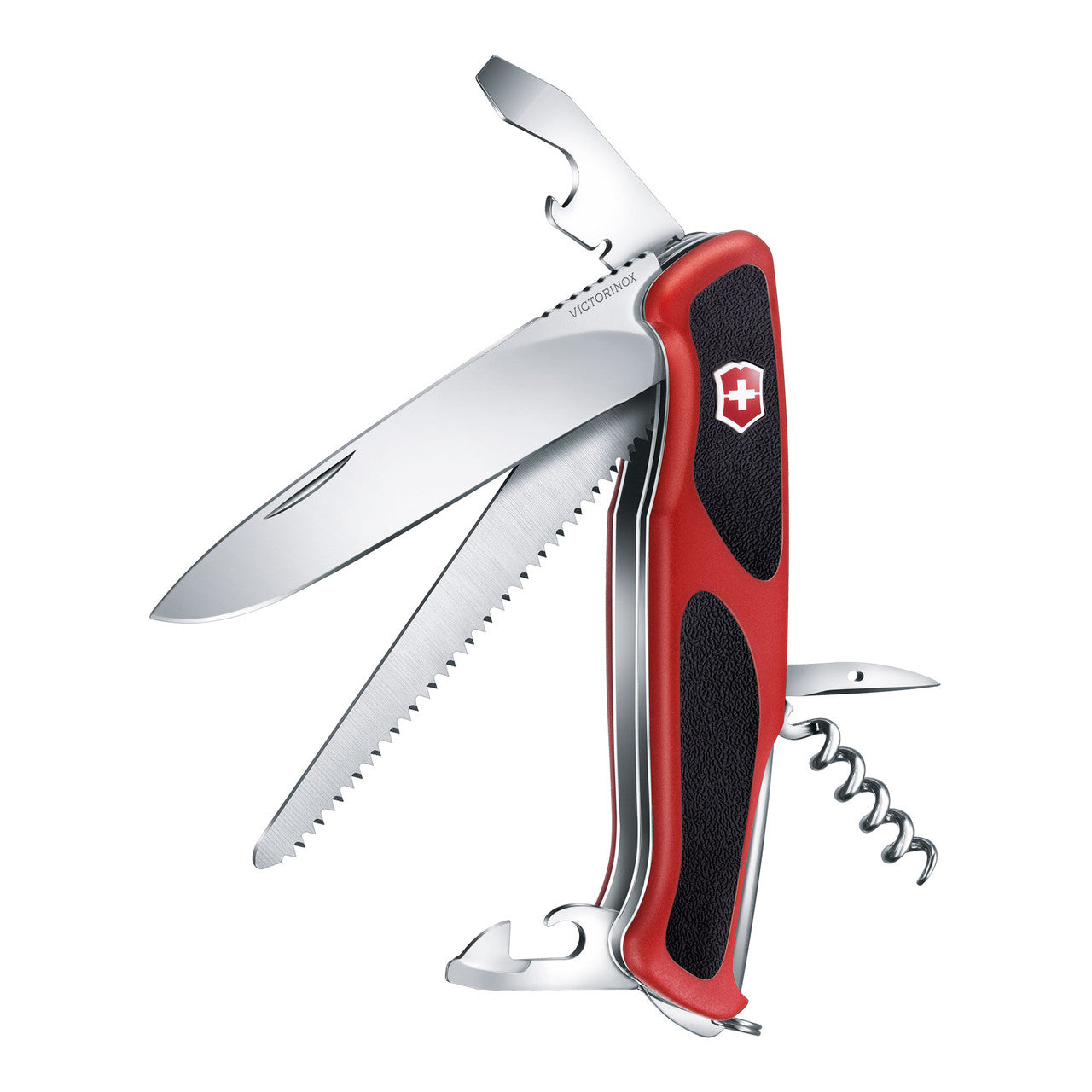 Victorinox Ranger Grip 55 Swiss Army Knife - Classic Red