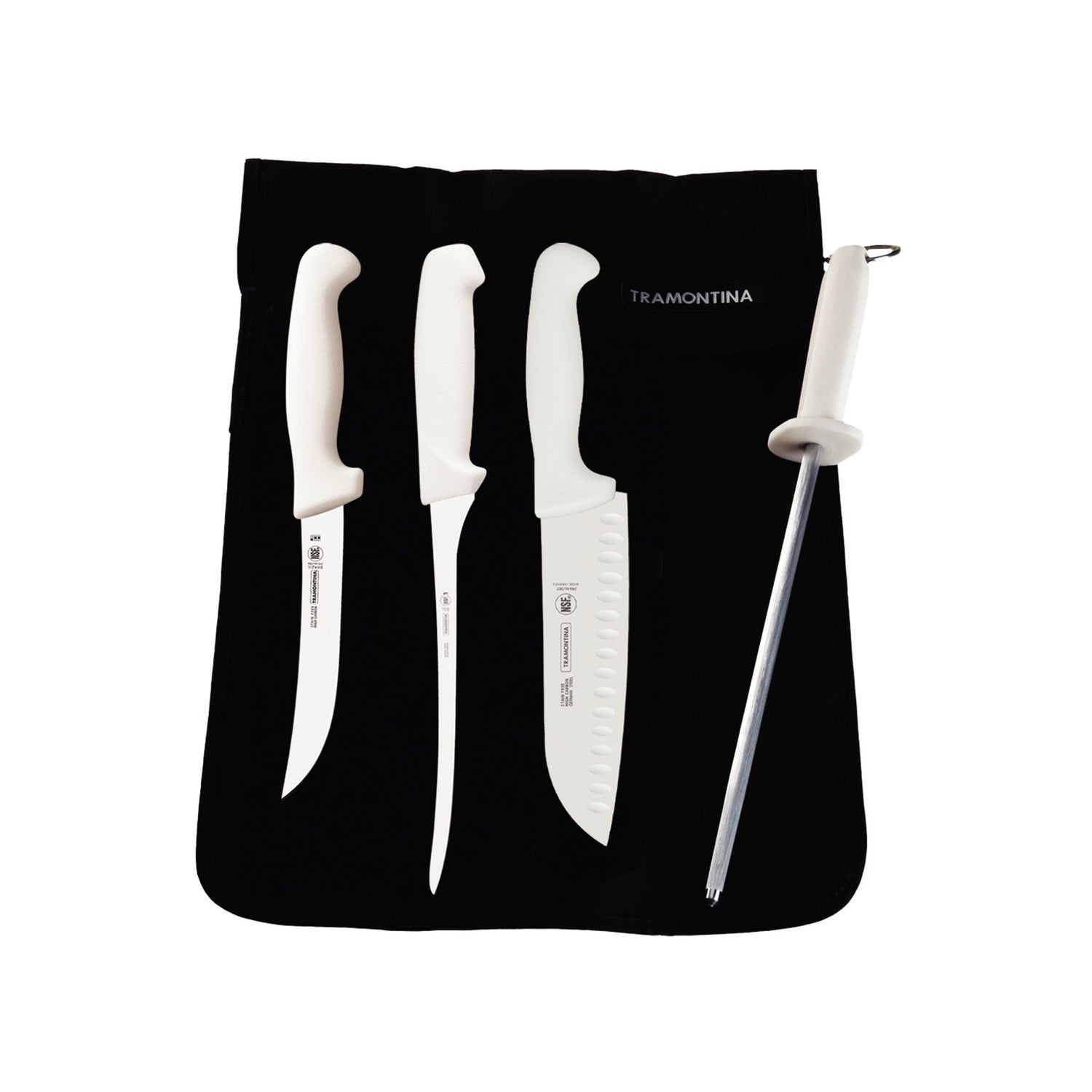 Tramontina 5-Piece Prof Master Fishing Knife Set With Pouch