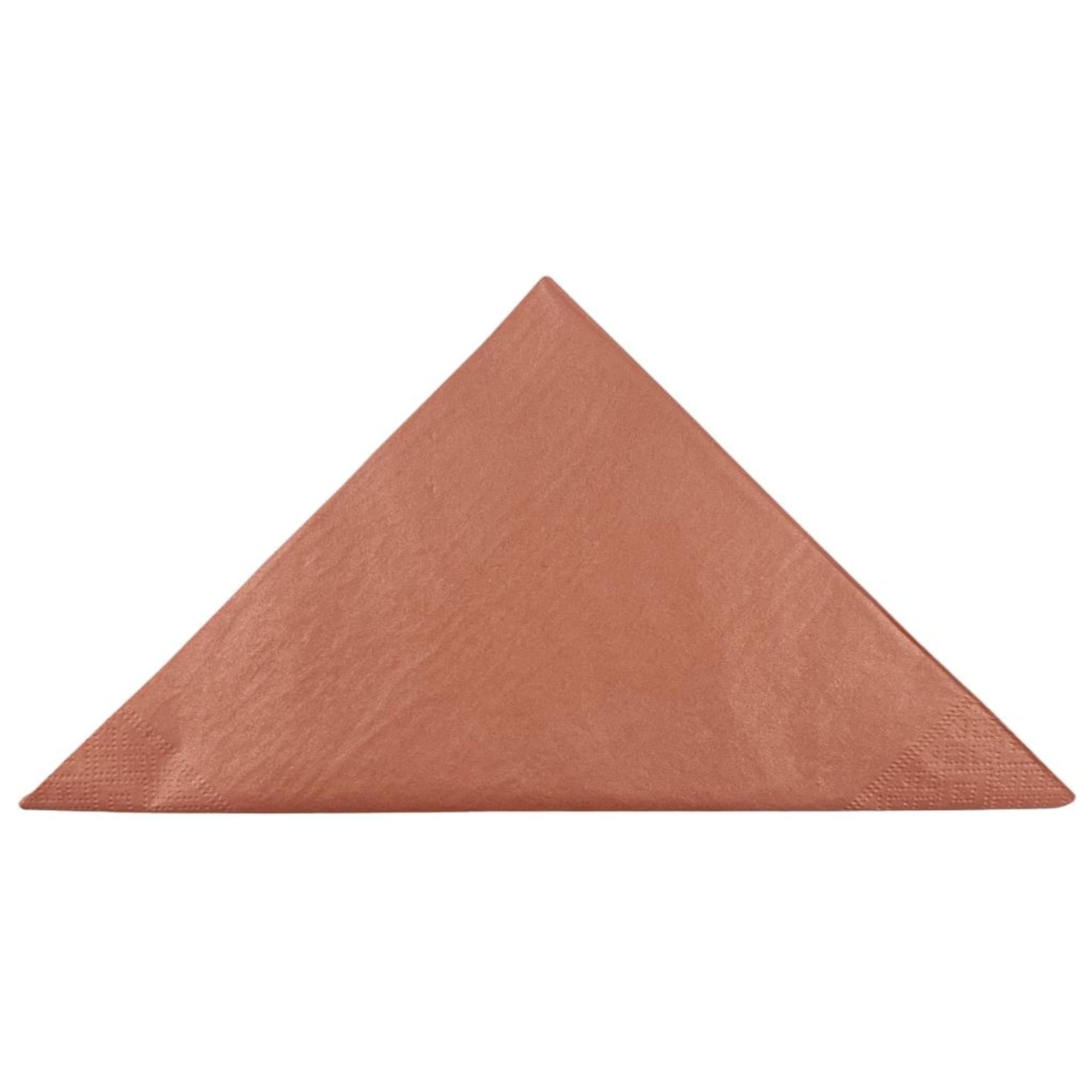 TableWow! Metallic Rose Gold Dinner Napkin 40x40cm 2ply (50 Pack)