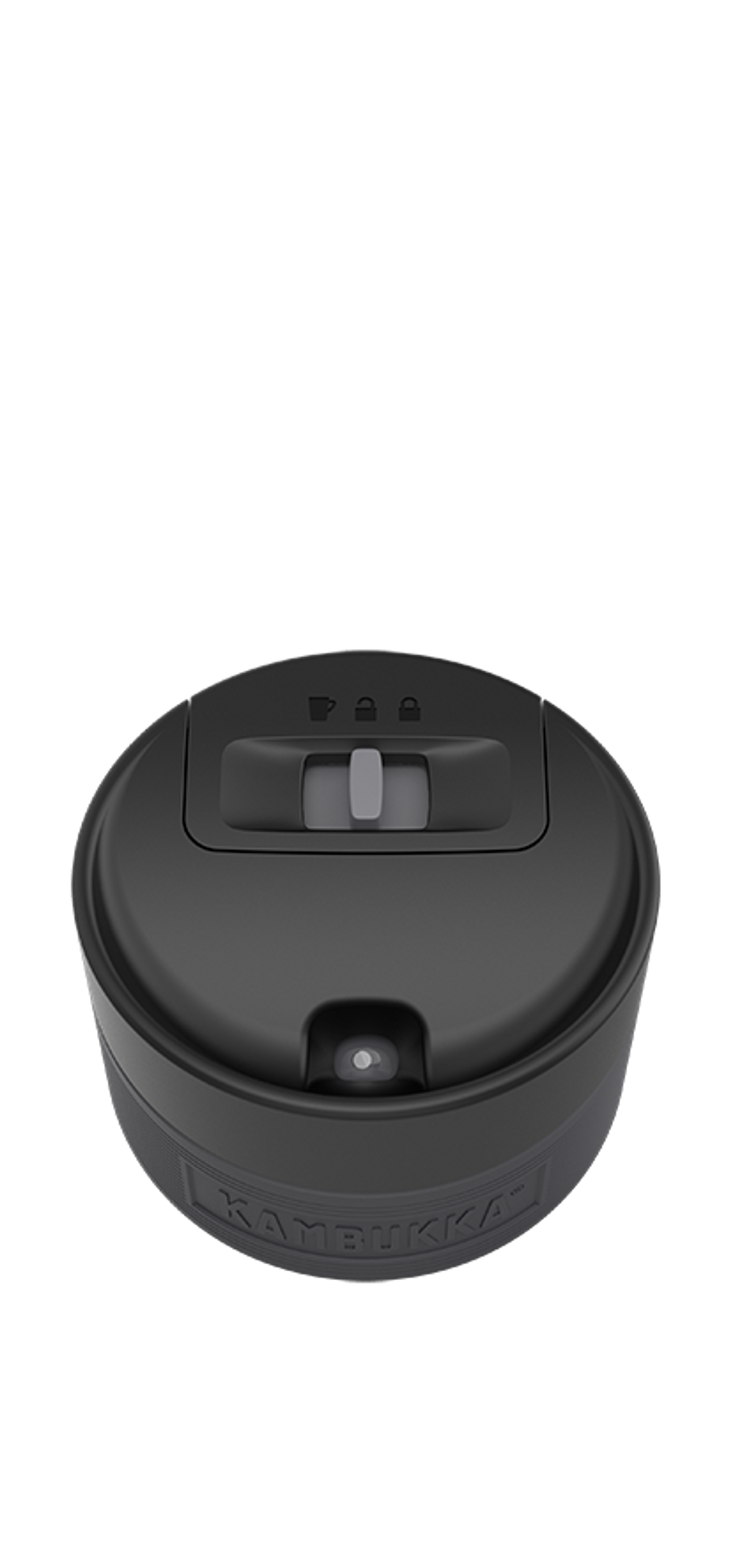 Kambukka Etna 3-in-1 Snapclean Travel Mug 500ml - Black Steel