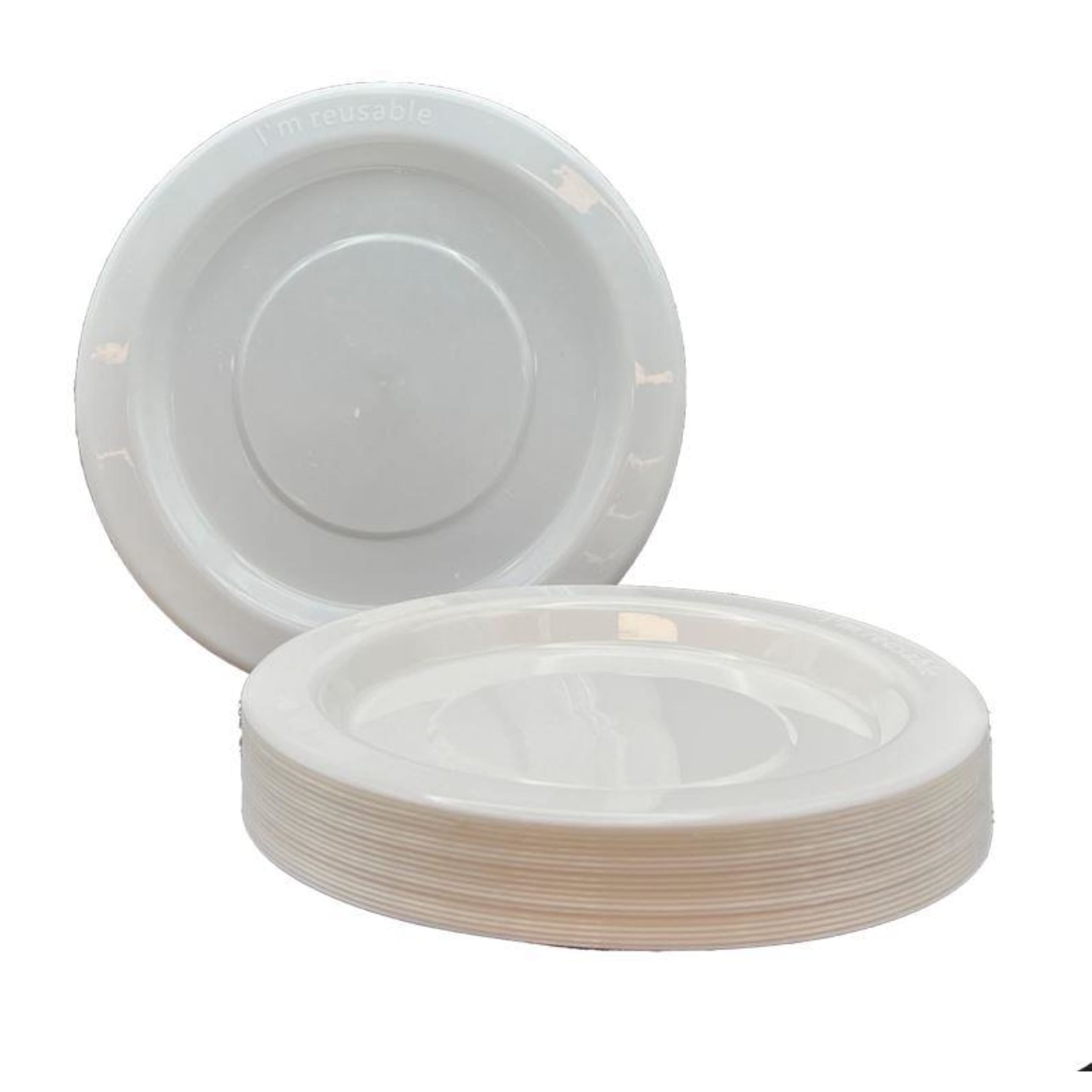 Occasions White Lunch Plate (20 Pack)