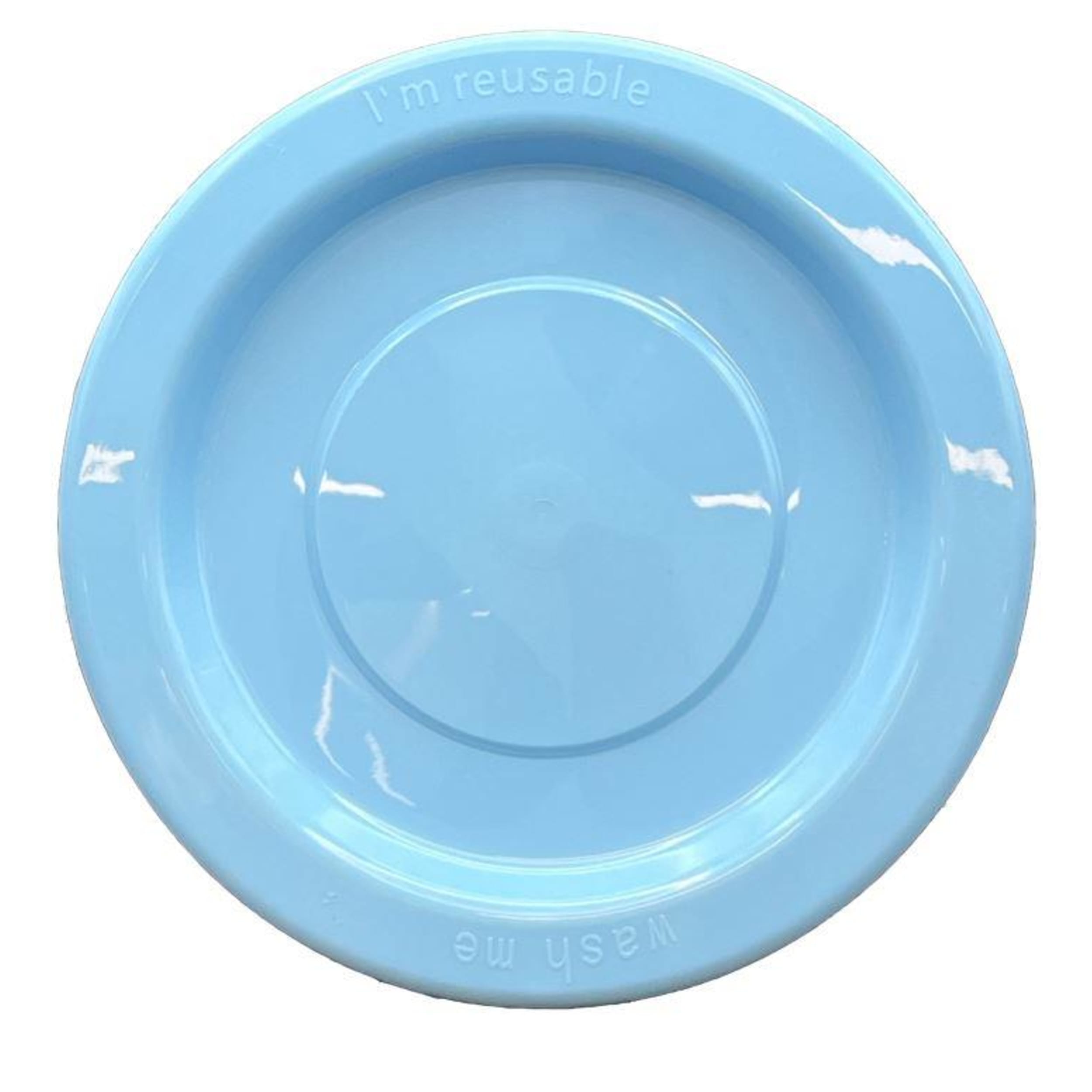 Occasions Light Blue Lunch Plate (20 Pack)