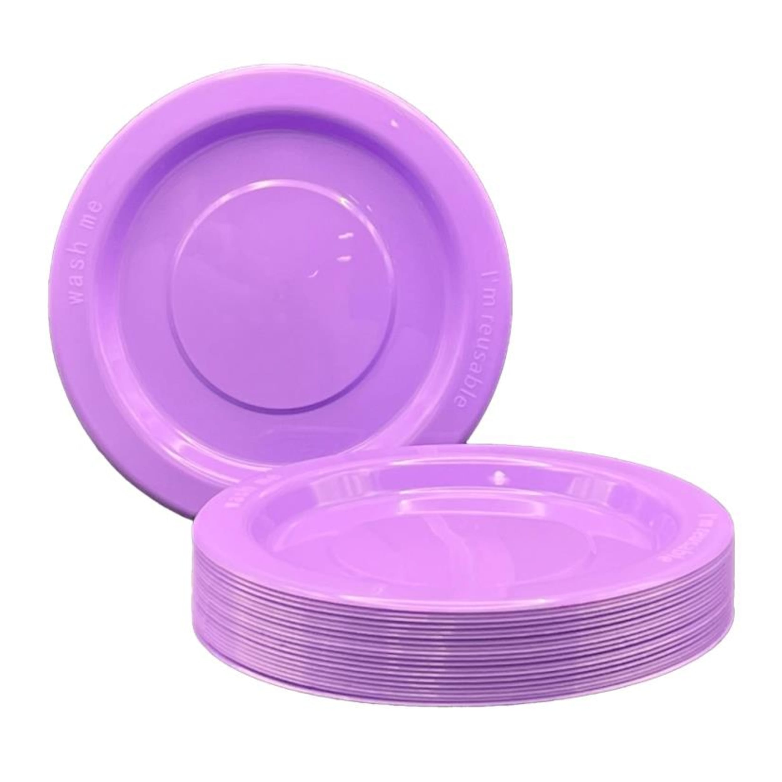 Occasions Lavender Lunch Plate (20 Pack)