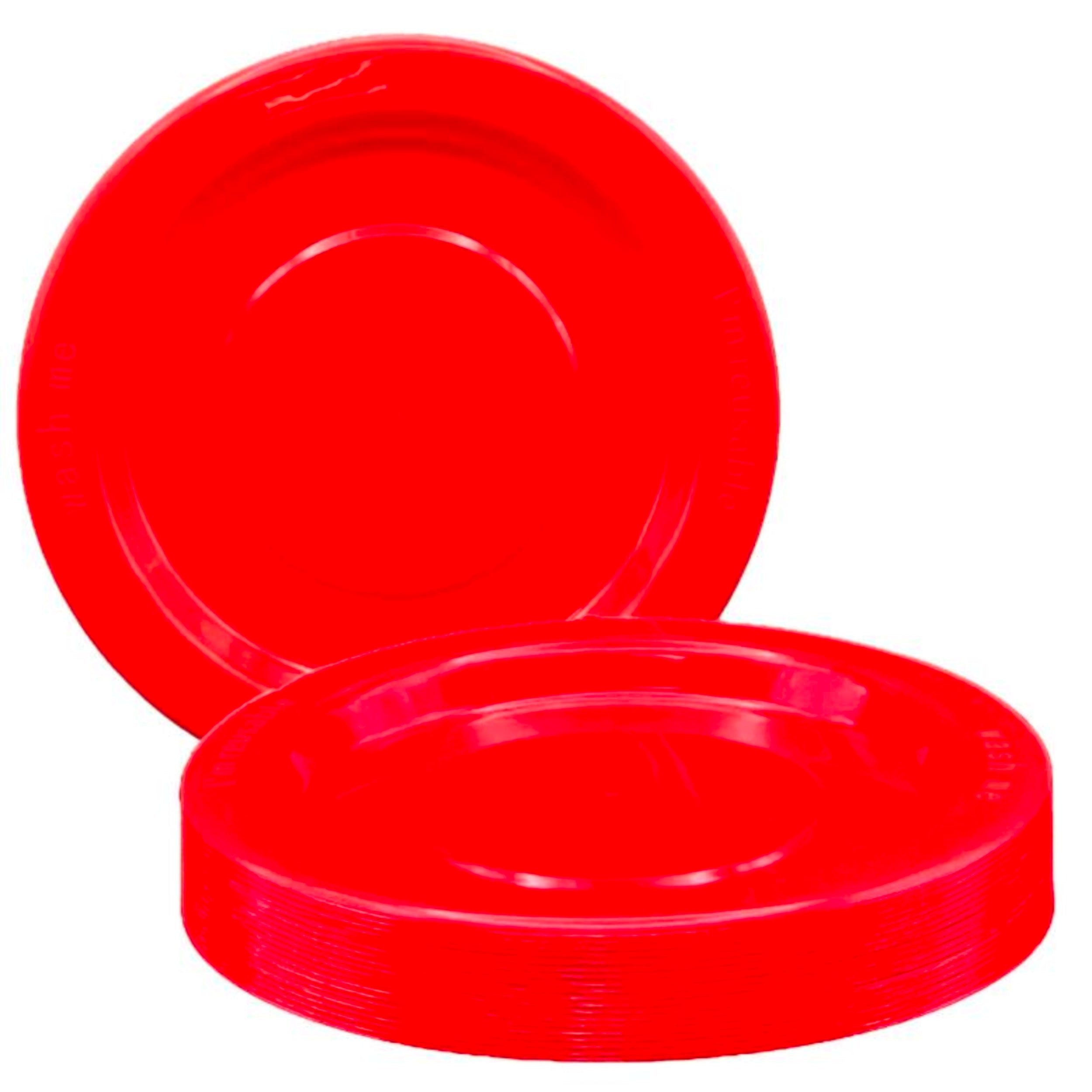 Occasions Red Lunch Plate (20 Pack)