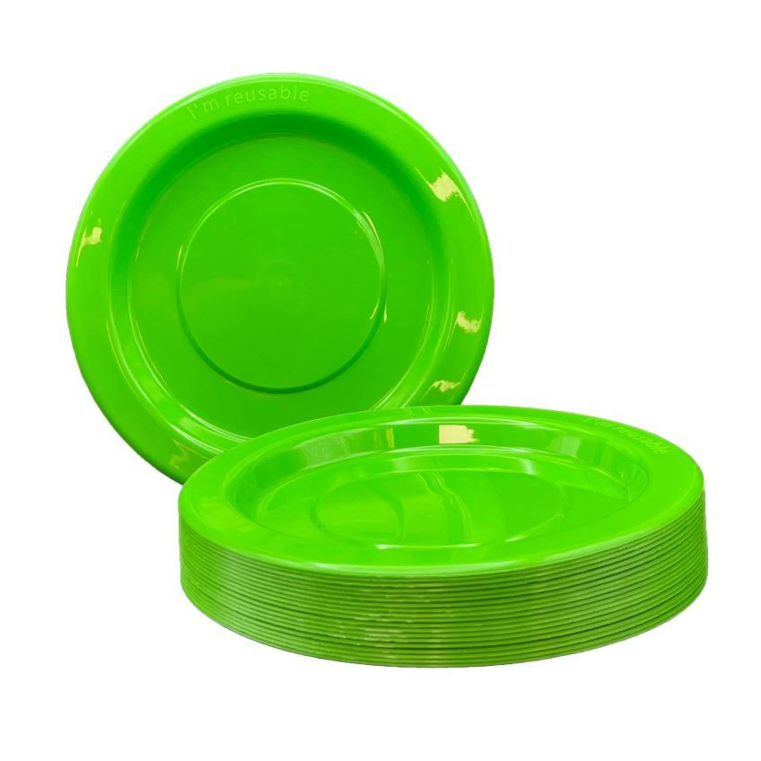Occasions Lime Lunch Plate (20 Pack)