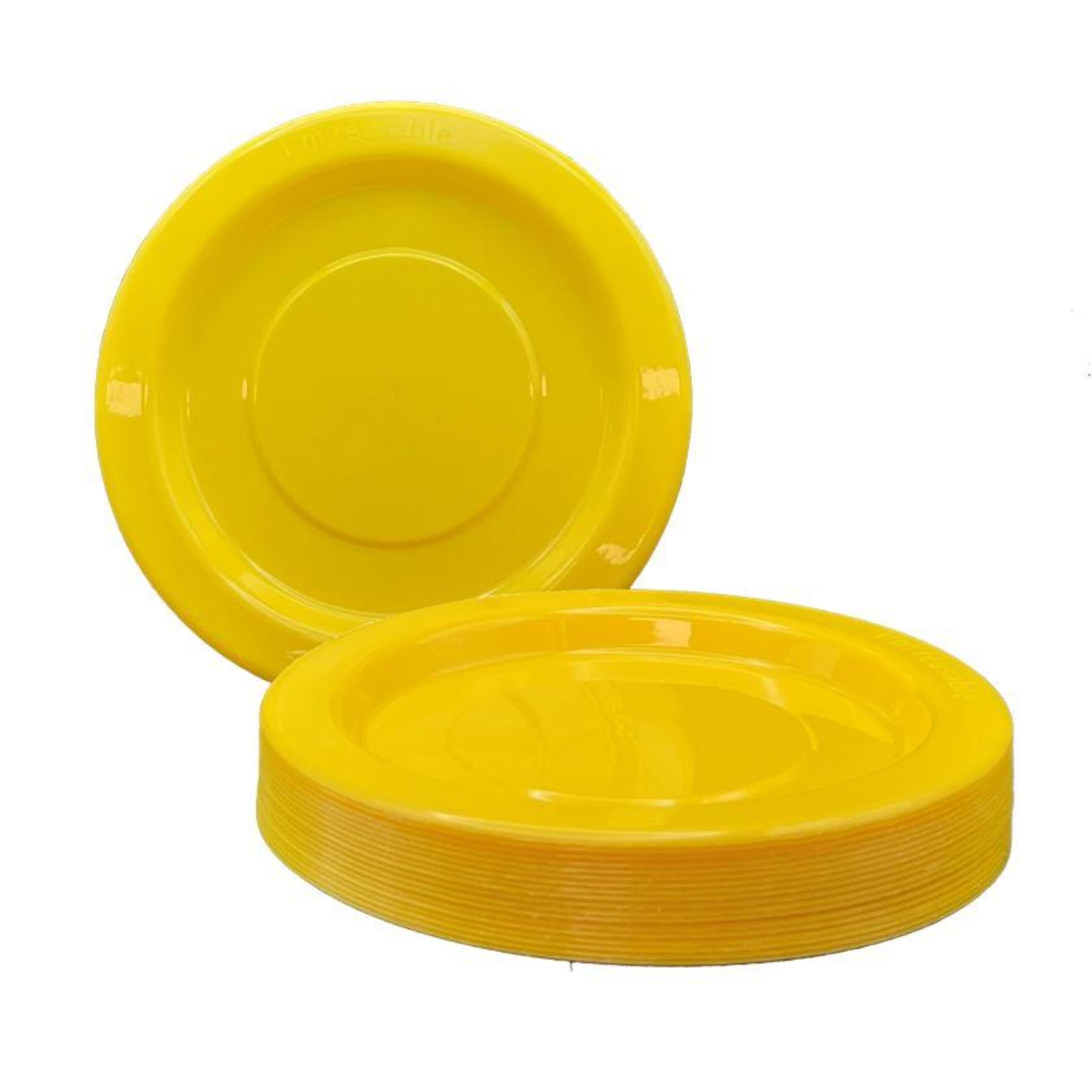 Occasions Yellow Lunch Plate (20 Pack)