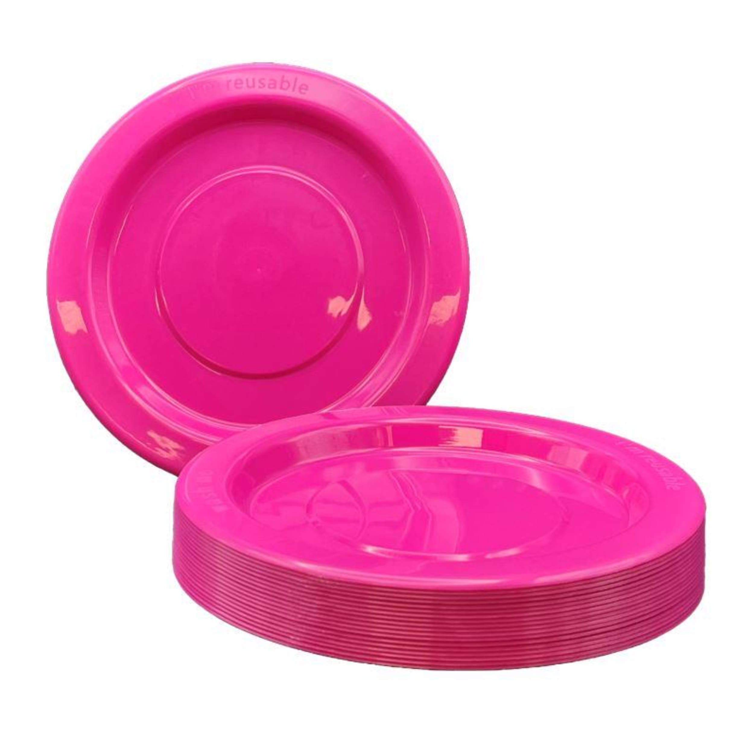 Occasions Magenta Lunch Plate (20 Pack)