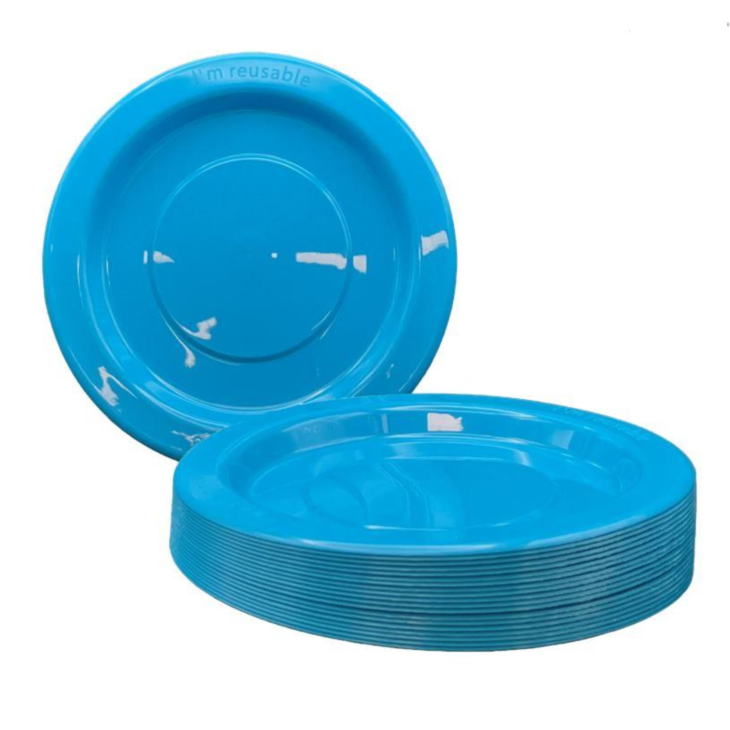 Occasions Azure Blue Lunch Plate (20 Pack)