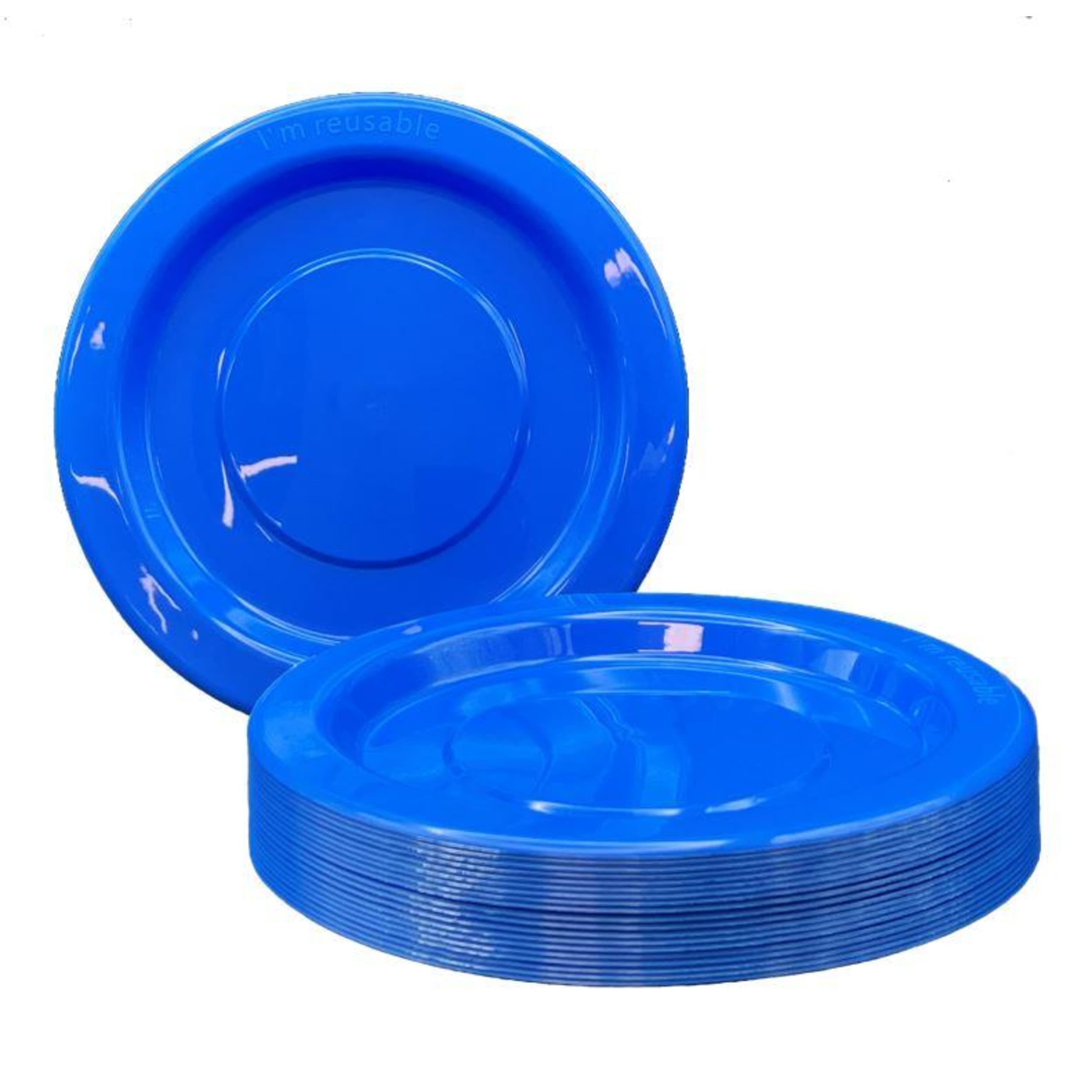 Occasions Royal Blue Lunch Plate (20 Pack)