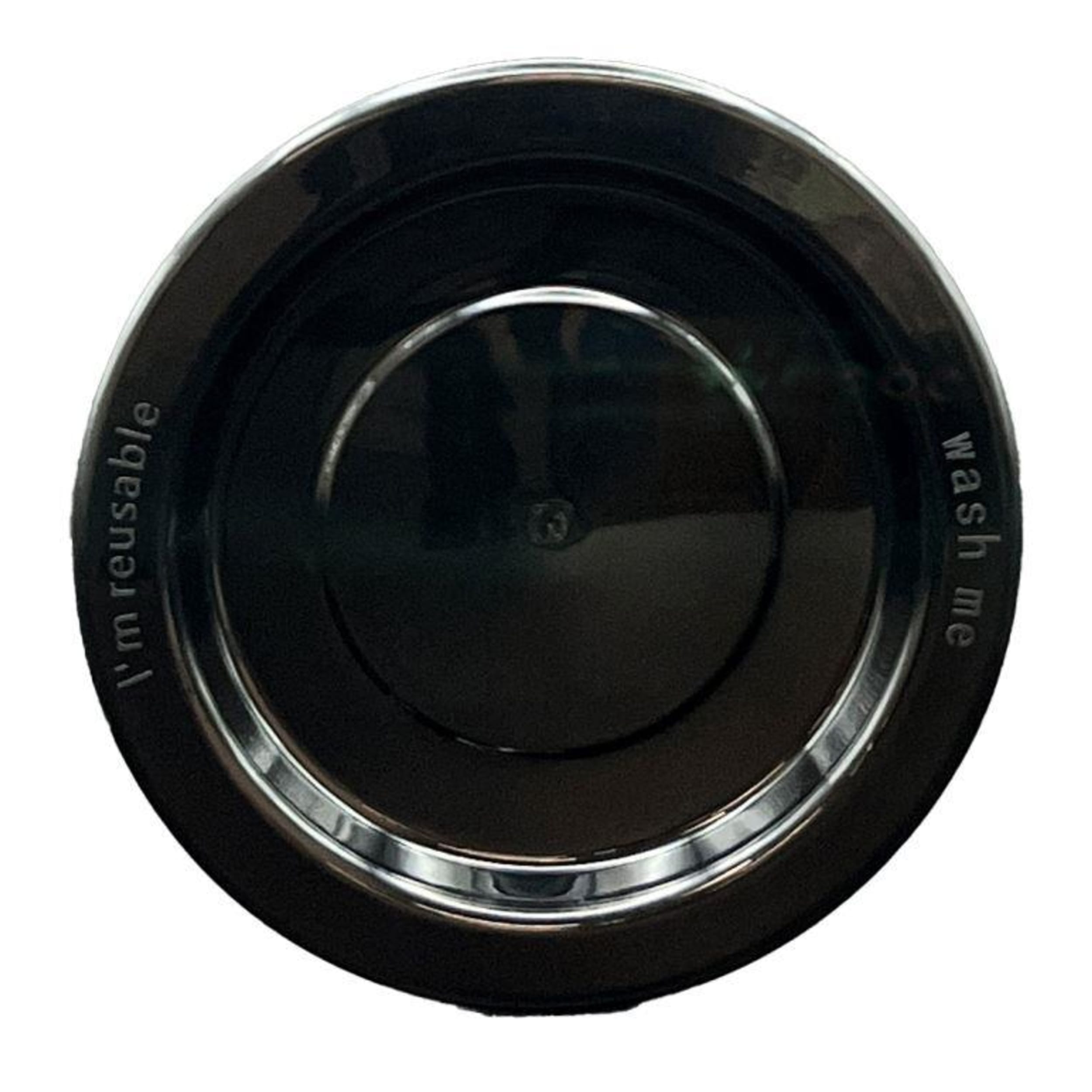 Occasions Black Lunch Plate (20 Pack)