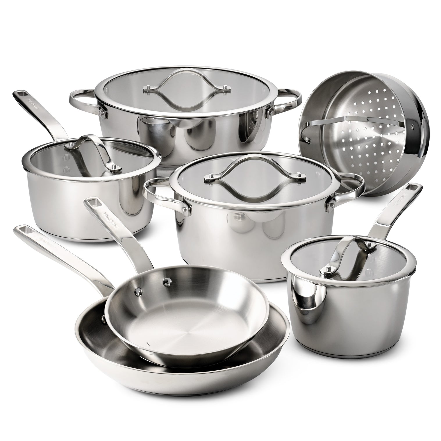 Tramontina Tempo 7-Piece Stainless Steel Cookware Set