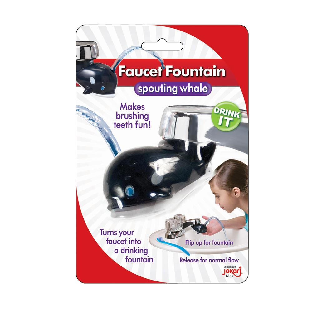 Jokari “Whale” Faucet Fountain – Black & White