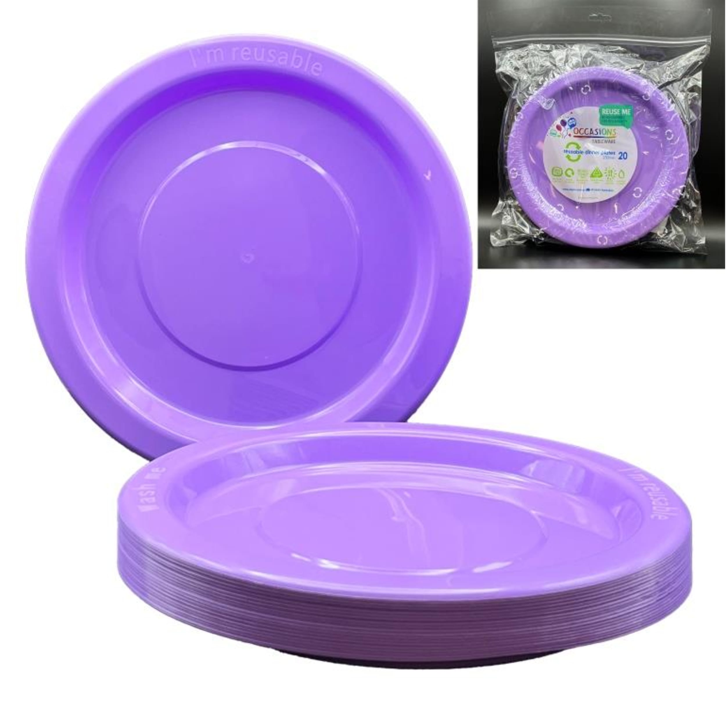Occasions Lavender Dinner Plate (20 Pack)