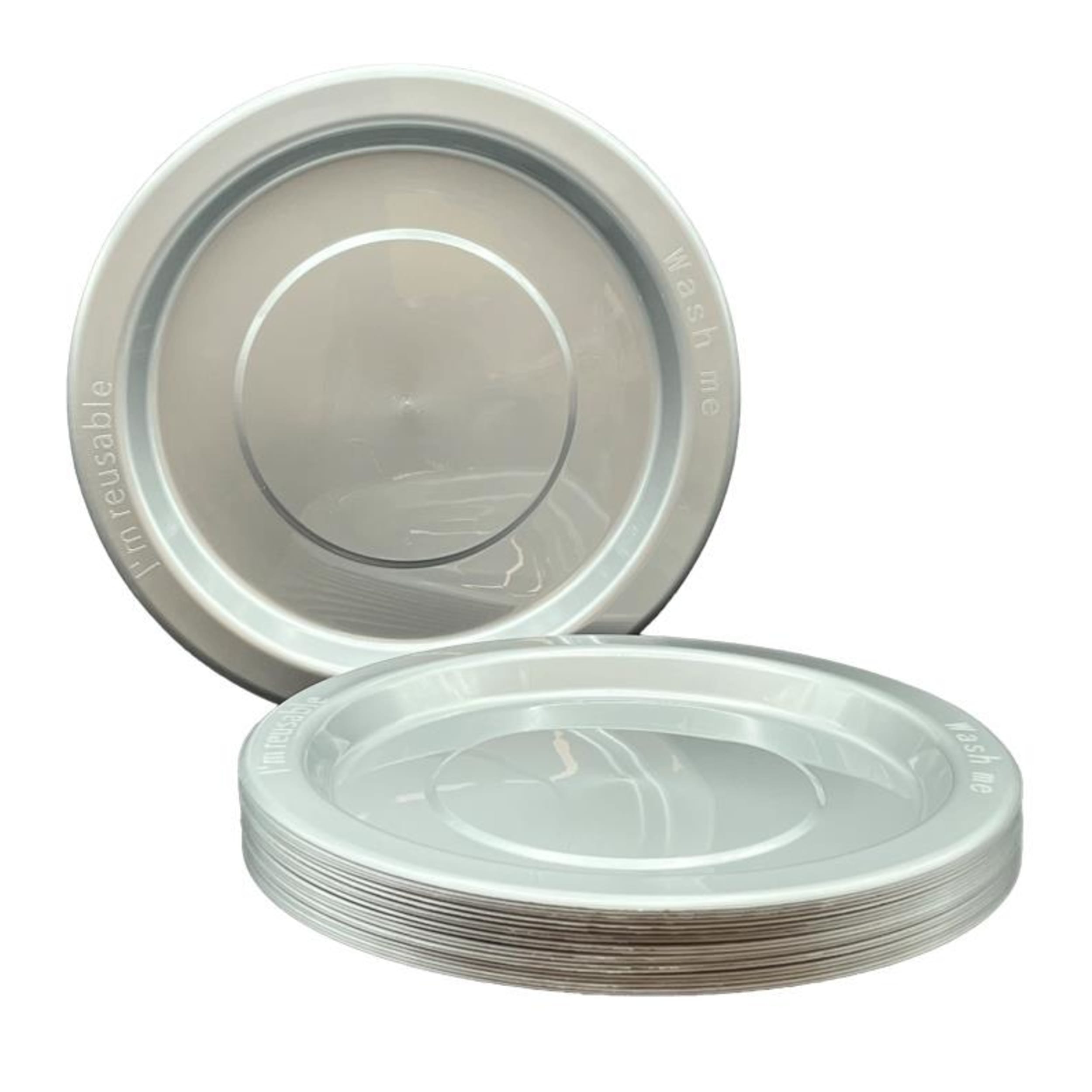 Occasions Silver Dinner Plate (20 Pack)