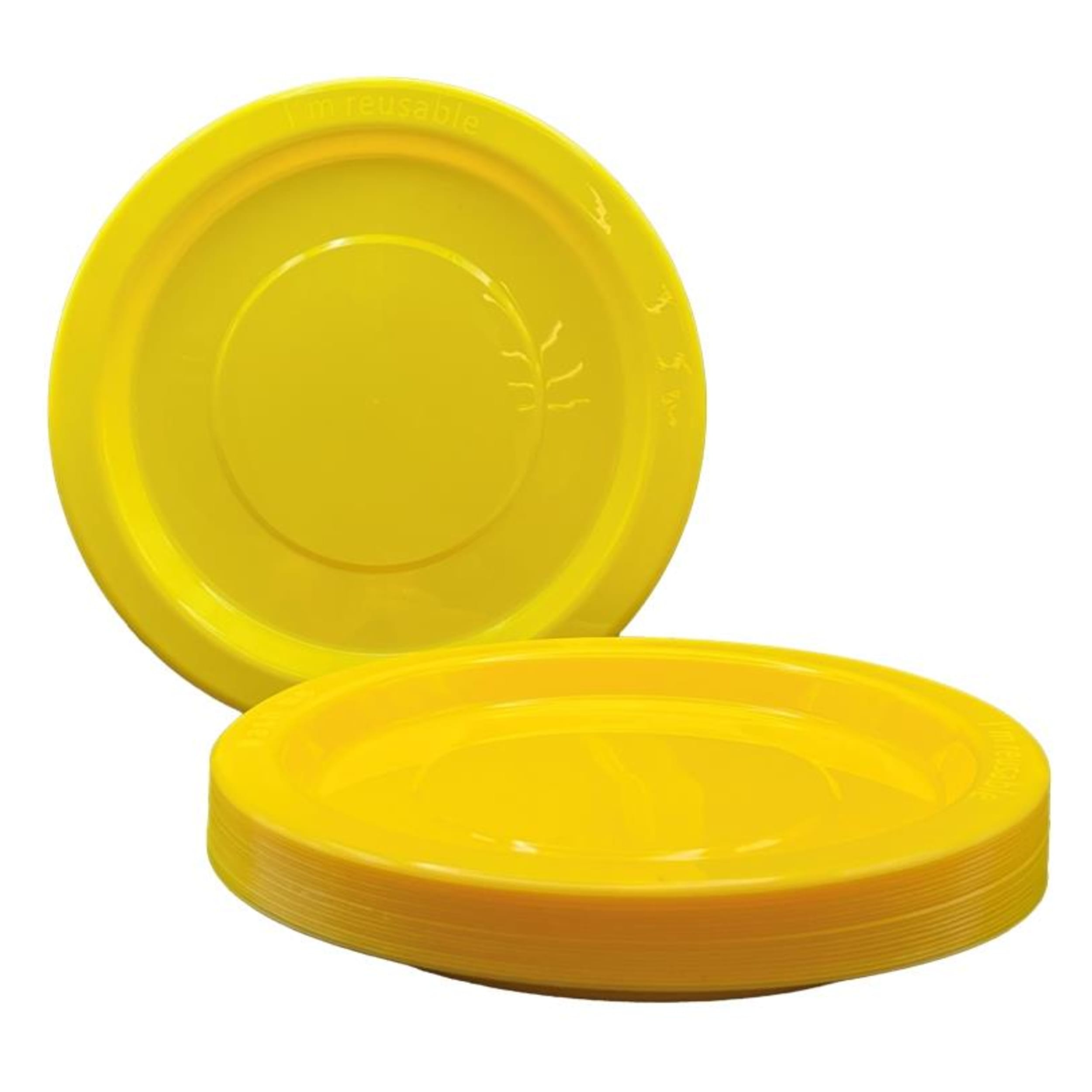 Occasions Yellow Dinner Plate (20 Pack)