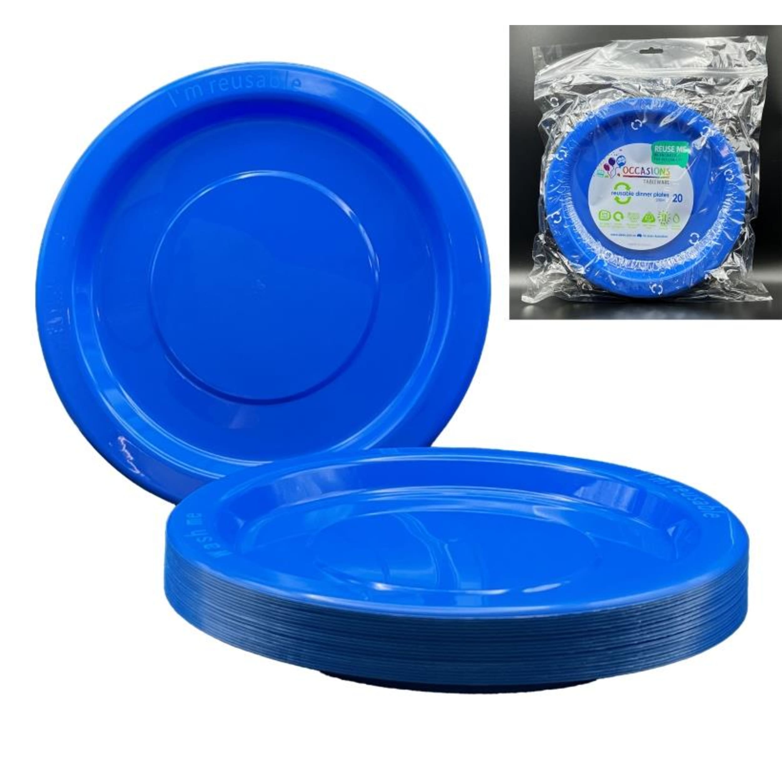 TableWow! Royal Blue Dinner Napkin 40x40cm 2ply (50 Pack)