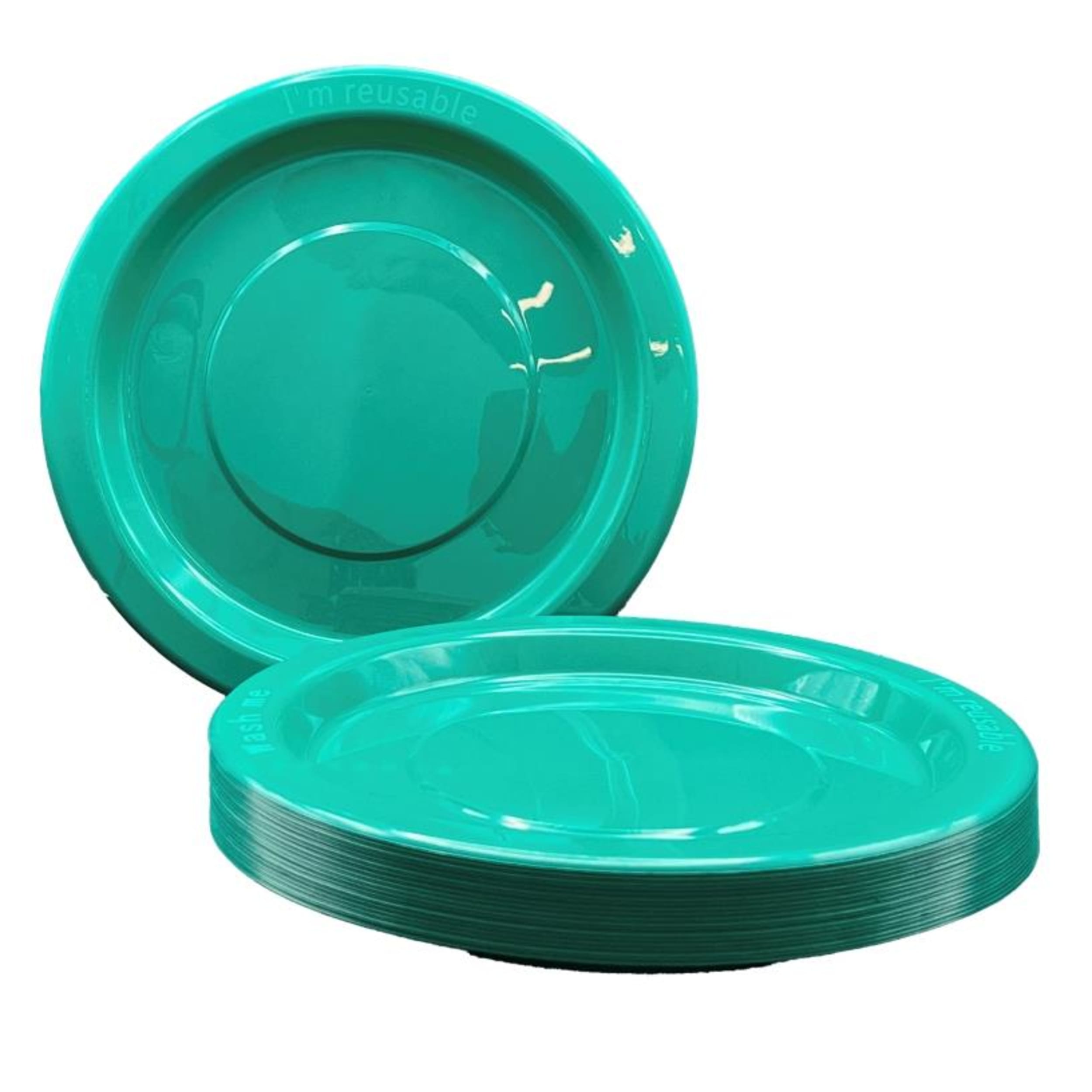 Occasions Green Dinner Plate (20 Pack)